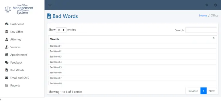 Notarial Management System Php Law Office Management Information System in Bootstrap and PHP Script ...