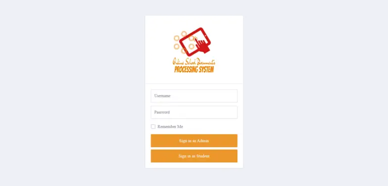 Online School Documents Processing System Free Bootstrap Template ...