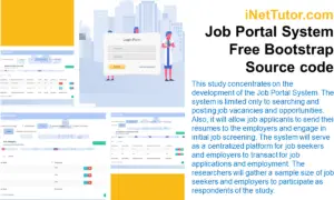 Job Portal System Free Bootstrap Source code
