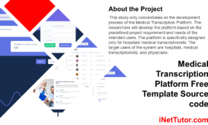 Medical Transcription Platform Free Template Source code