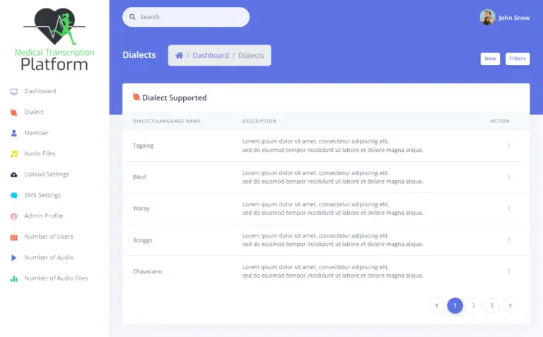 Medical Transcription Platform Free Template Source Code Capstone 