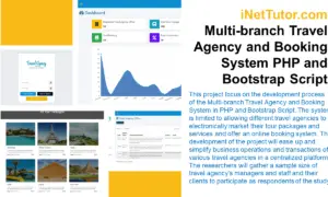 Multi-branch Travel Agency and Booking System PHP and Bootstrap Script