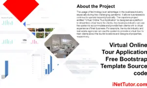 Virtual Online Tour Application Free Bootstrap Template Source code