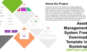 Asset Management System Free Download Template in Bootstrap