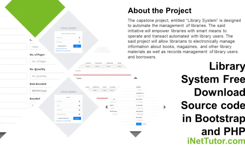 File Management System Free Template in Bootstrap and PHP - iNetTutor ...