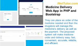 Medicine Delivery Web App Free Download Template in PHP and Bootstrap