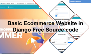 Basic Ecommerce Website in Django Free Source code