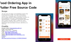 Food Ordering App in Flutter Free Source Code