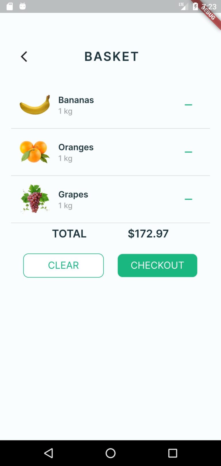 Fruit Grocery App in Flutter Free Source Code - Free Project Ideas 2026