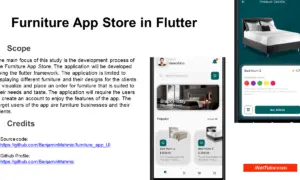 Furniture App Store in Flutter