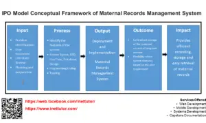 IPO Model Conceptual Framework of Maternal Records Management System