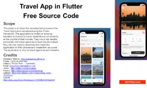 Travel App in Flutter Free Source Code