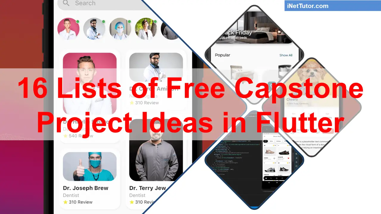 16 Lists of Free Capstone Project Ideas in Flutter