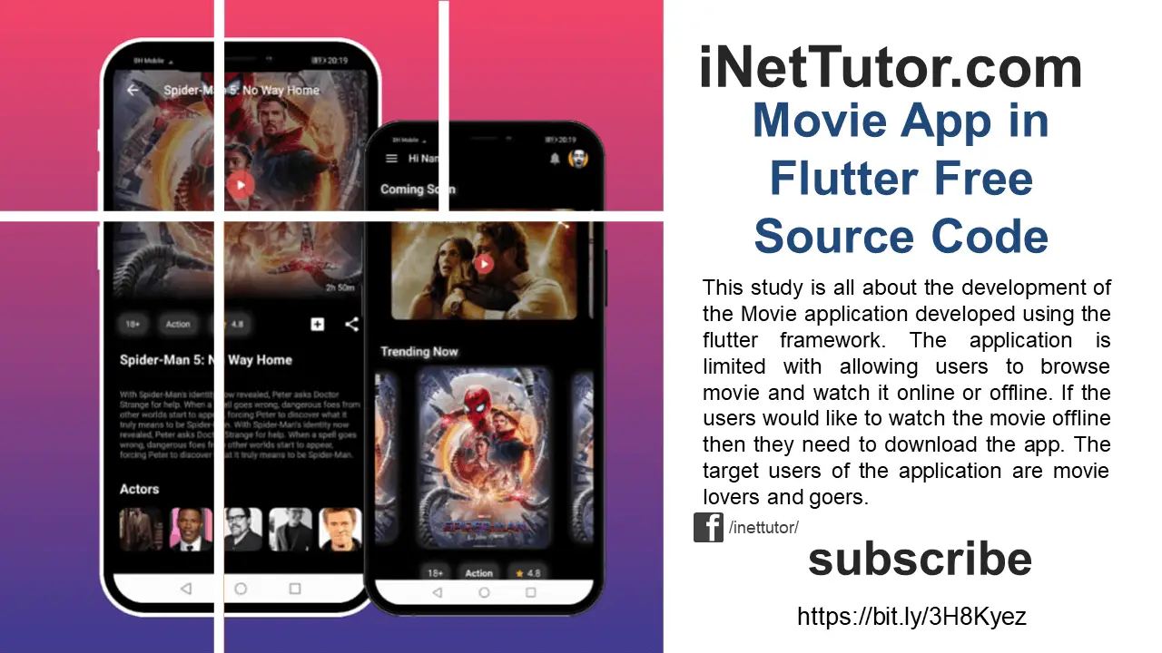 Movie App in Flutter Free Source Code