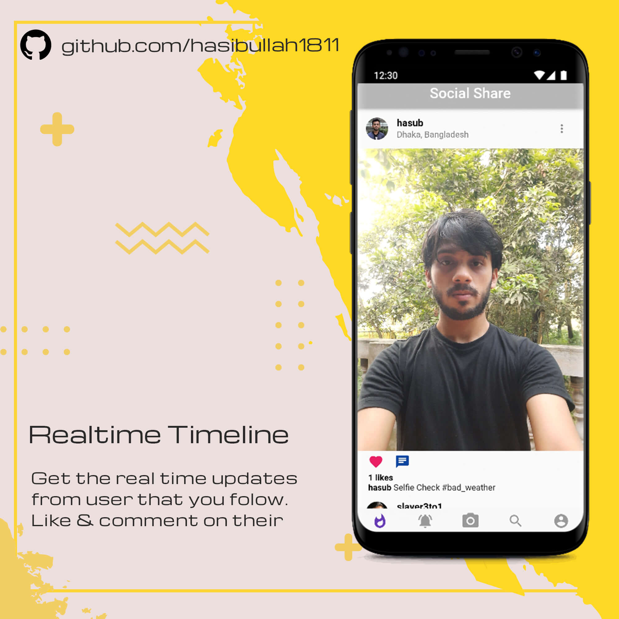 Social Media App in Flutter and Firebird Free Source Code - Realtime Timeline