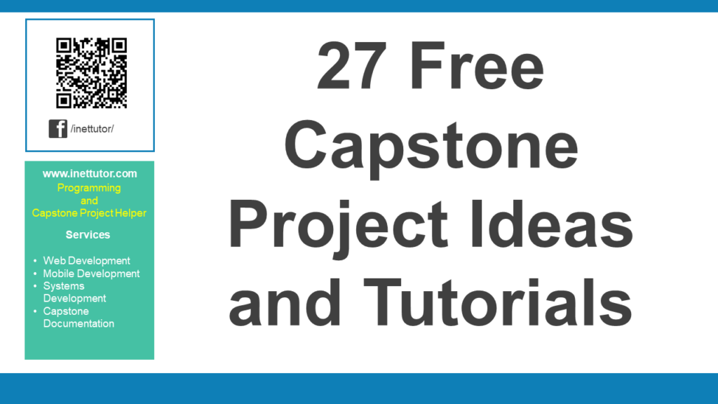 capstone project ideas for project management