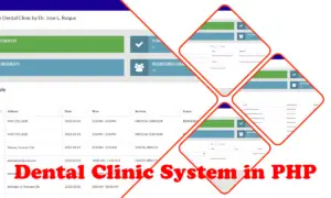 Dental Clinic System in PHP