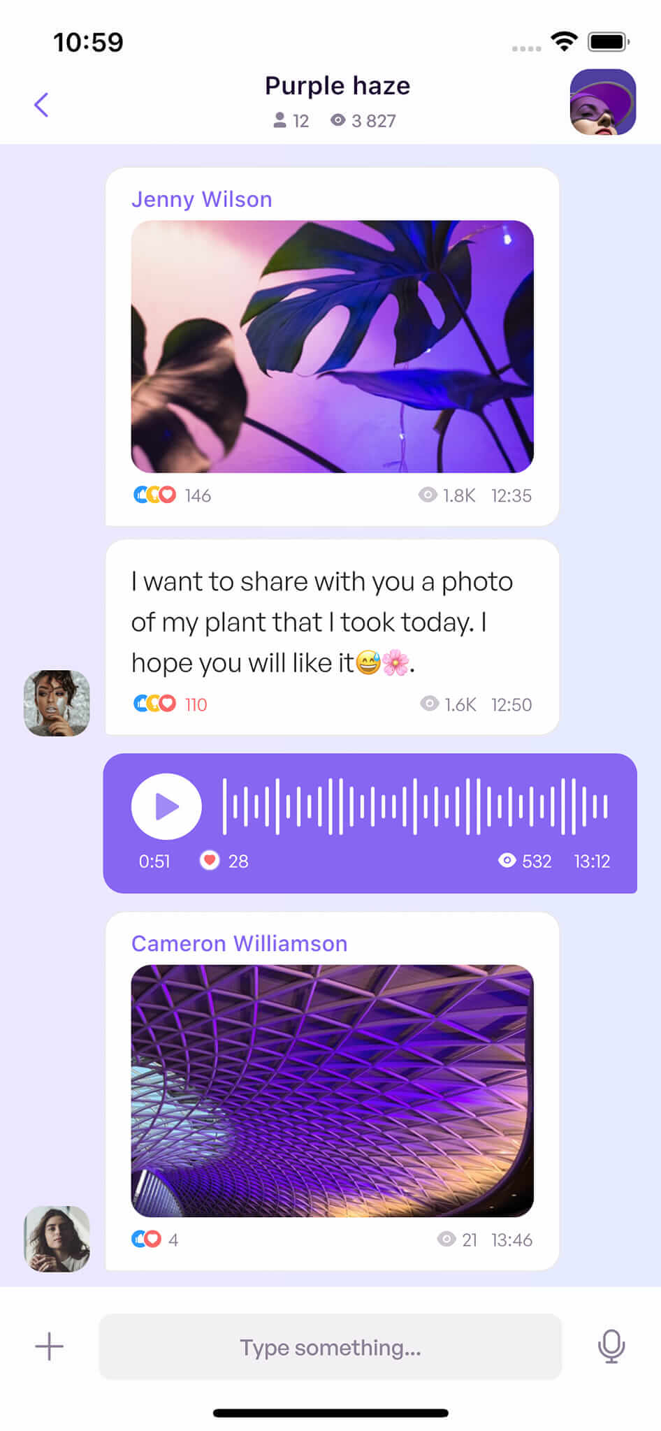 Messenger App UI in Flutter Free Source Code - Chat Messages