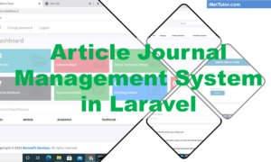 Article Journal Management System in Laravel
