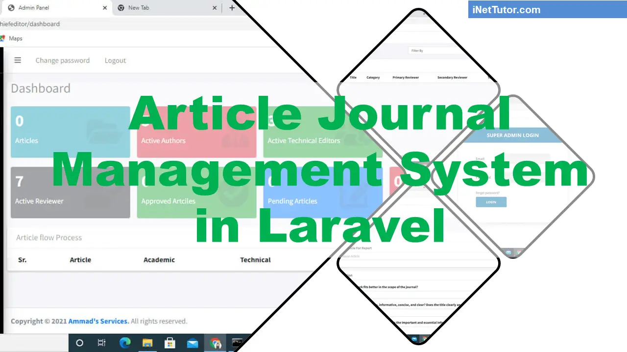 Article Journal Management System in Laravel