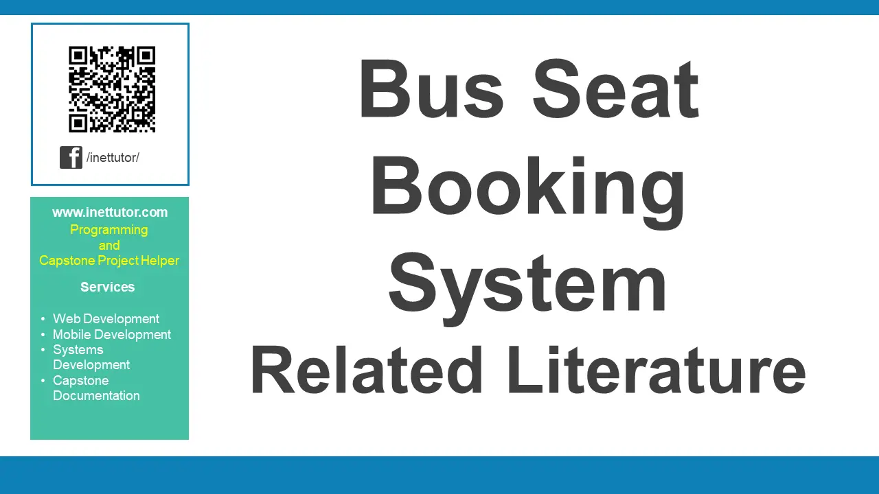 Bus Seat Booking System Related Literature