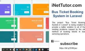 Bus Ticket Booking System in Laravel