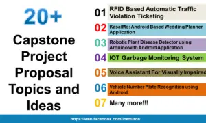 Capstone Project Proposal Topics and Ideas