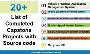 List of Completed Capstone Projects with Source code