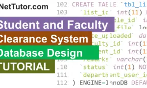 Student and Faculty Clearance Database Design