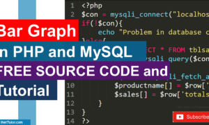 Bar Graph in PHP and MySQL Free Source code and Tutorial