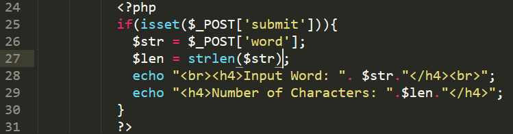 Count Number of Characters in PHP Free Source code and Tutorial - PHP script