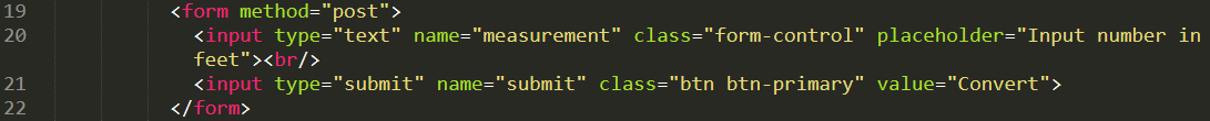 Feet to Meter Converter in PHP Free Source code and Tutorial - front-end