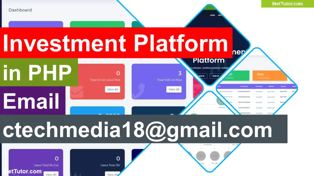Investment Platform in PHP Free Project Idea 2022