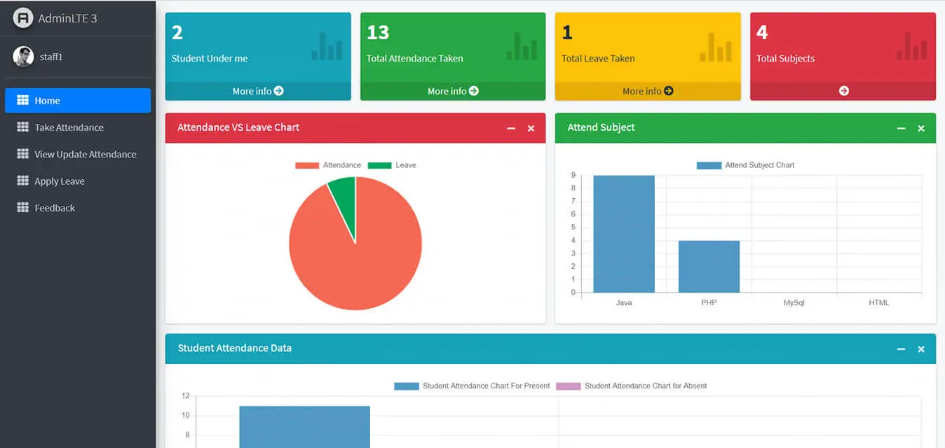 Student Management in Django - Home