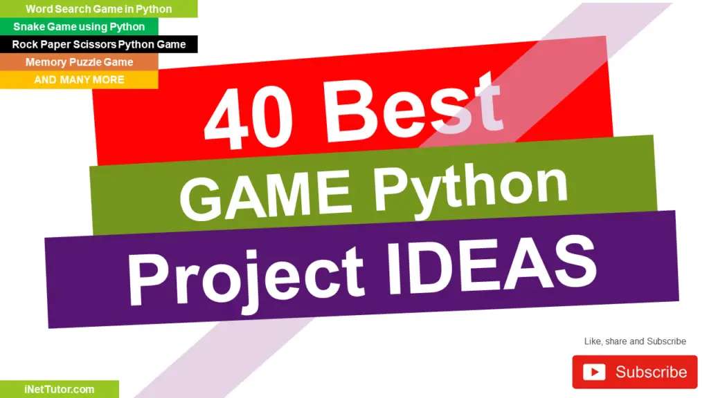 Best Game Python Project Ideas [2025]