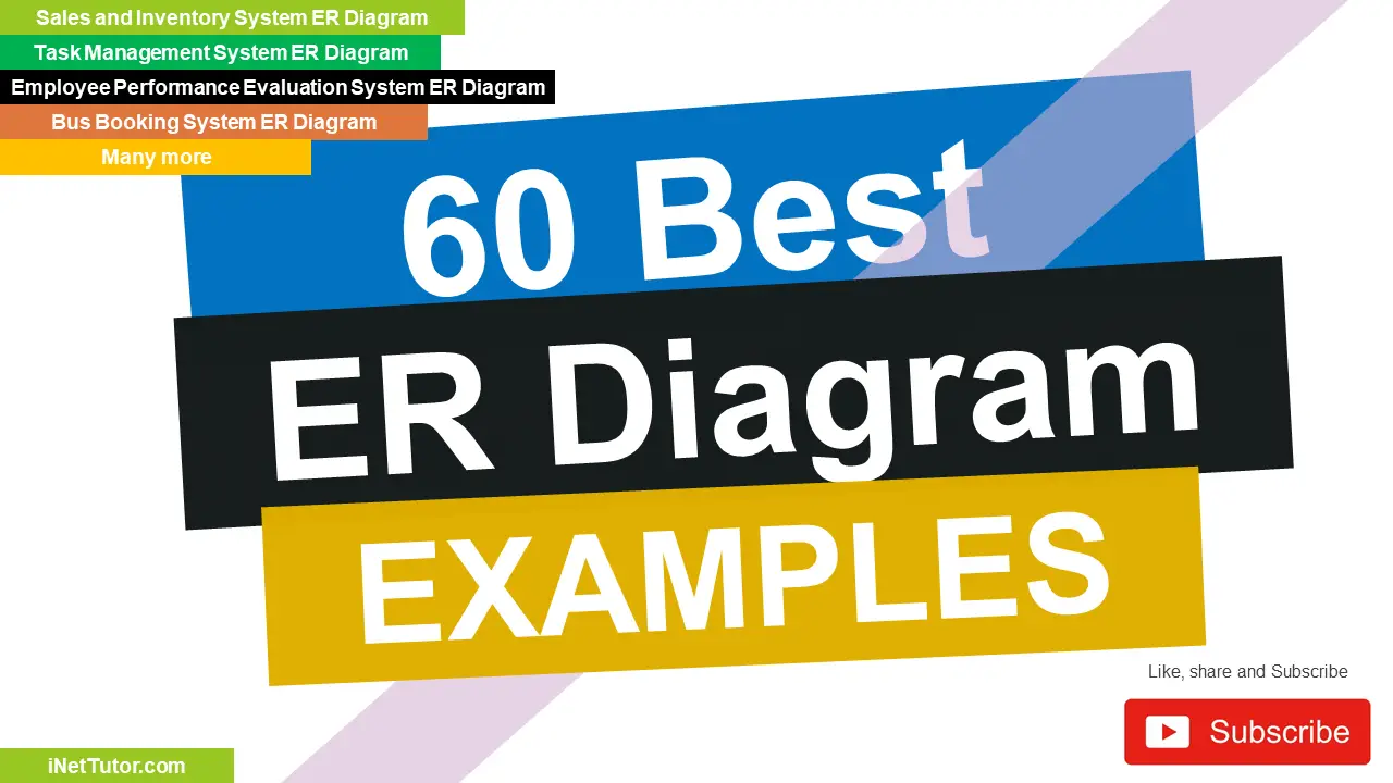 60 Best ER Diagram Examples - iNetTutor.com