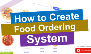 How to Create Food Ordering System