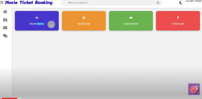 Movie Ticket Booking System - Customer Dashboard