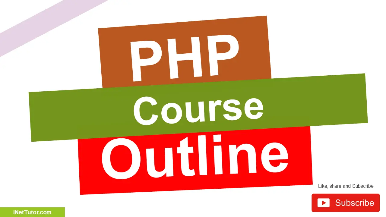 PHP Course Outline for Beginners