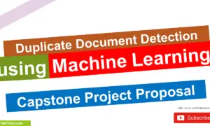 Duplicate Document Detection using Machine Learning