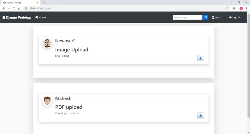 File Uploader System in Python Free Source code