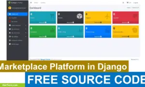 Marketplace Platform in Django Free Source code