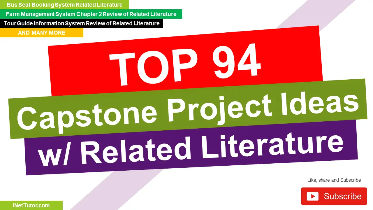 top-94-capstone-project-ideas-with-related-literature