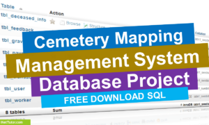 Cemetery Mapping Database Project