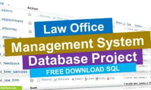 Law Office Database Project