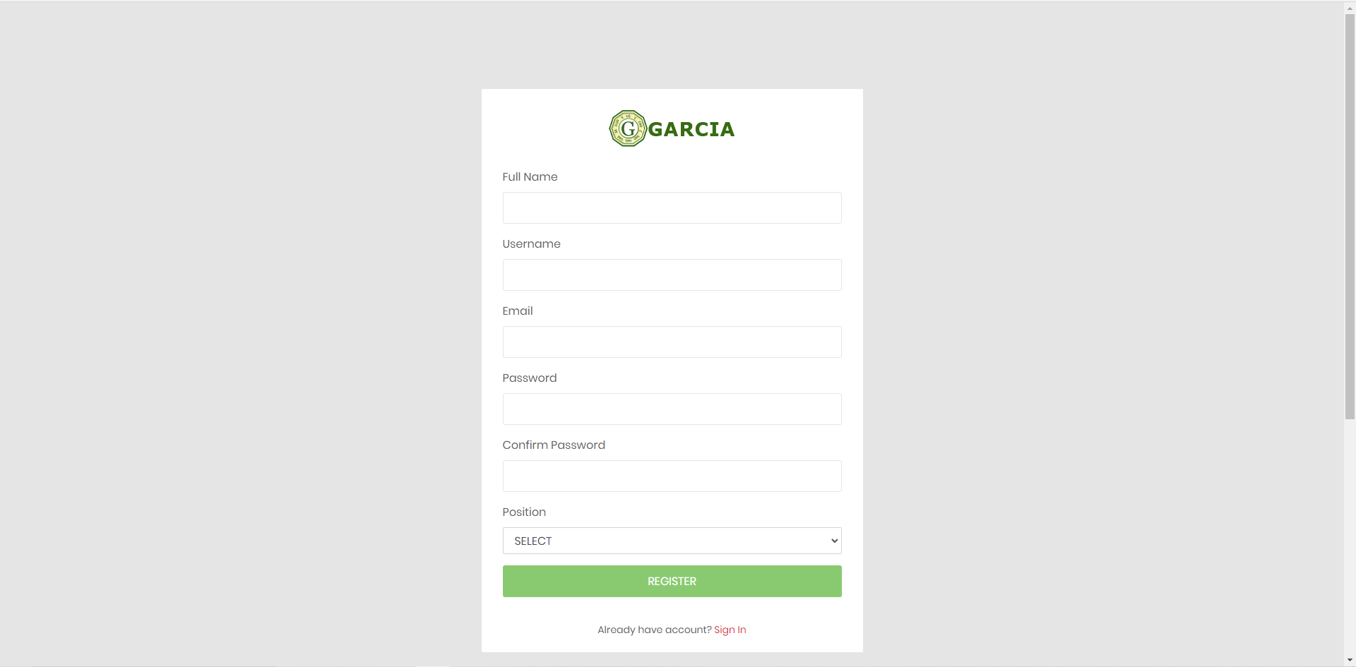 Cash loan and Pawning Monitoring System with SMS Using PHP - Registration