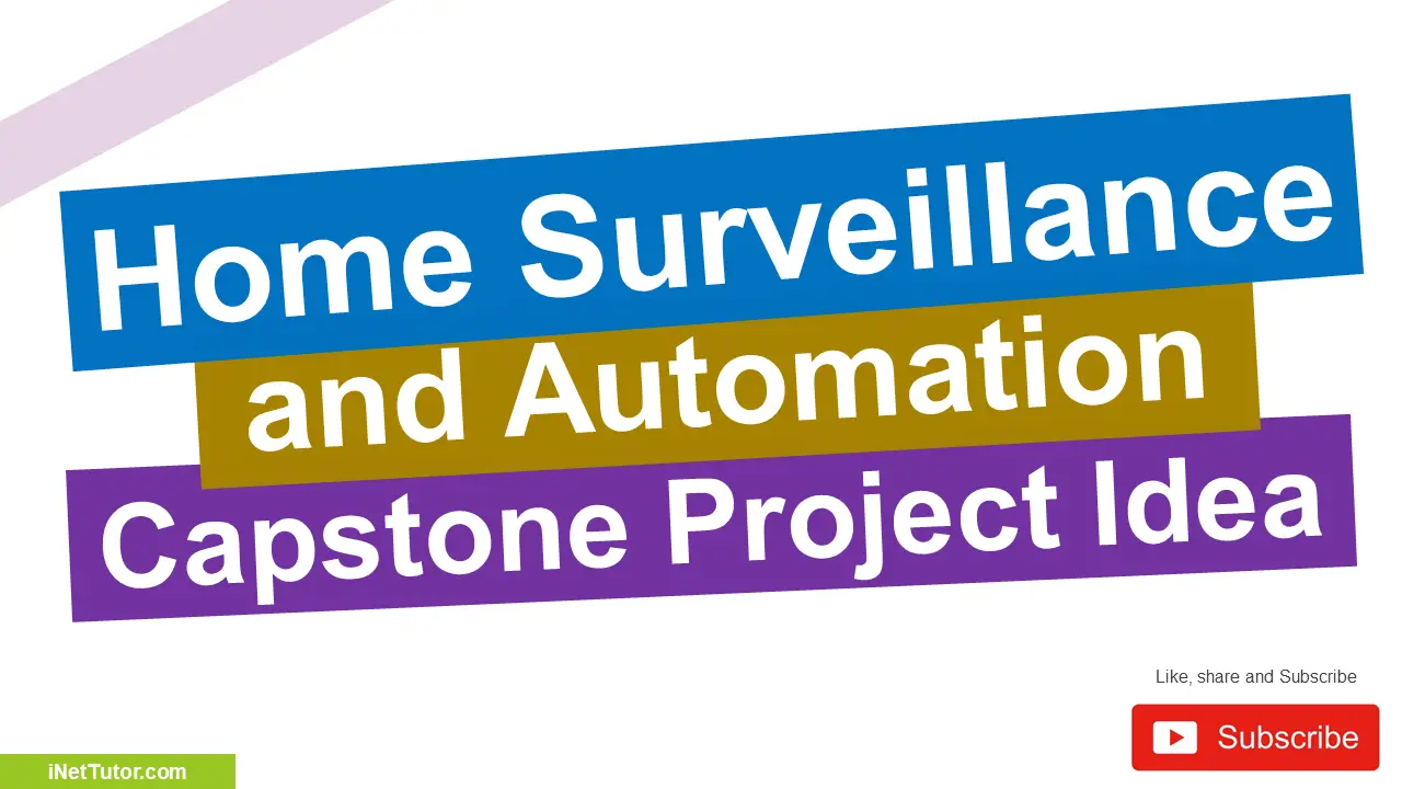 Home Surveillance and Automation FREE PROJECT IDEA