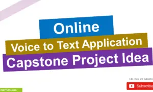 Online Voice to Text Application