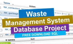 Waste Management System Database Project