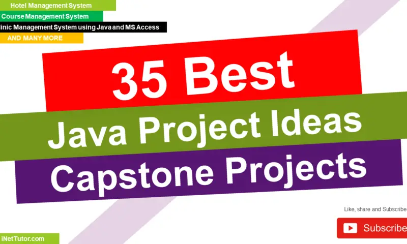 100 Best Java Project Ideas - iNetTutor.com